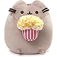 GUND Pusheen Snackables Popcorn Cat Stuffed Plush, Gray, 9.5 in
