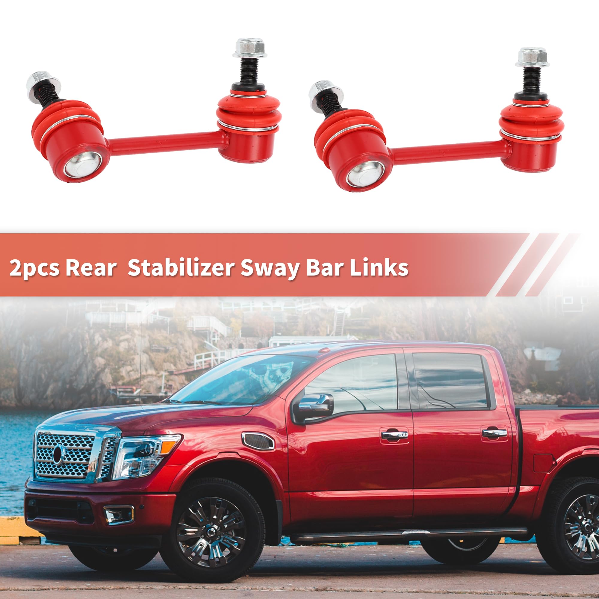 Condition photo showing New/Like New for x autohaux 2 pcs rear sway bar links stabilizer link kit for nissan maxima 2009-2014 for nissan alti