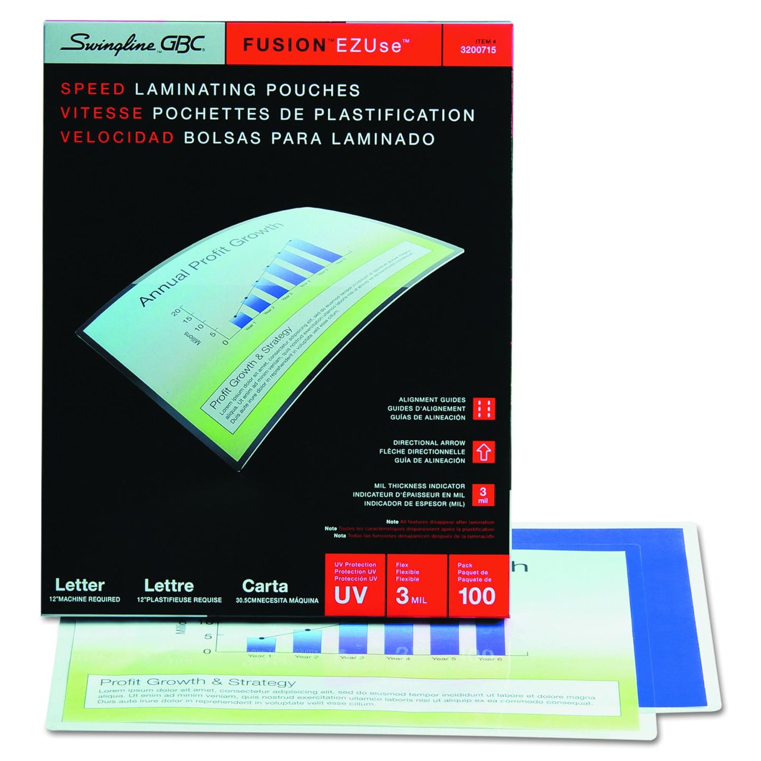 Swingline GBC Laminating Sheets, Thermal Laminating