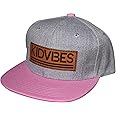 DadBod Apparel DB Original Kid Vibes Leather Patch Hat, to Match with Dad & Mom