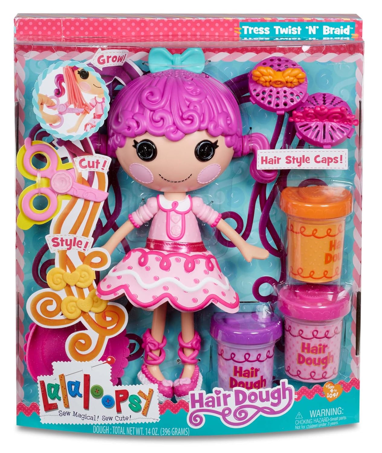Buy Lalaloopsy Hair Dough Activity Doll Tress Twist N Braid