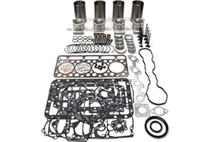FP FRIDAYPARTS FridayParts STD V1702 V1702B Overhaul Rebuild Kit Compatible for Bobcat 743 733 Kubota Engine V1702 V1702B Indirect Injection/Turbo Engine Replacement