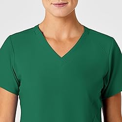 WonderWink W123 Women’s Stylized V-Neck Scrub Top