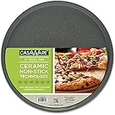 casaWare Pizza/baking Pan 12-inch (Silver Granite)