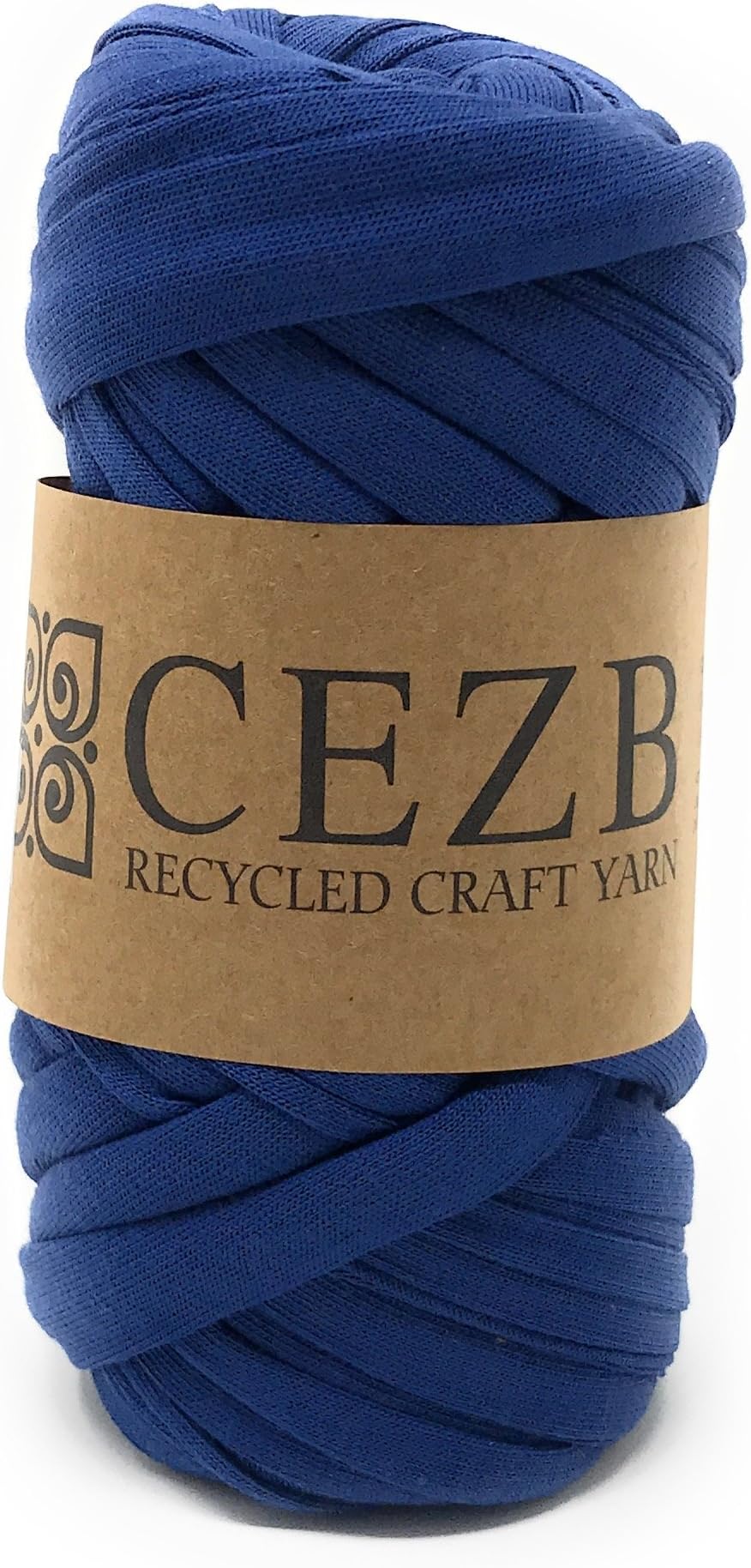 T-Shirt Yarn Bulky Fettuccini Zpagetti Style Elastic Strong Cloth T Shirt Trapillo Yarn Ball for Knitting Sewing Crocheting Bags Bowls DIY Handicraft and Home décor Projects -Small Size - Yarn#541