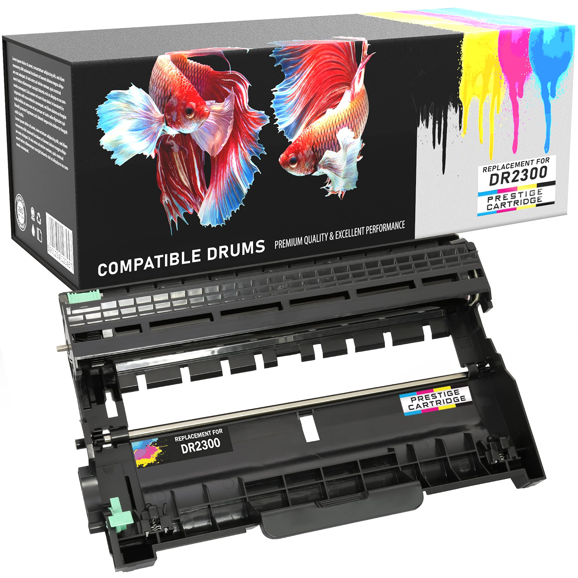 Compatible DR2300 Drum Unit for Brother HL-L2300D HL-L2320D HL-L2340DW HL-L2360DN HL-L2365DW DCP-L2500D DCP-L2520DW DCP-L2540DN DCP-L2560DW MFC-L2700DW MFC-L2720DW MFC-L2740DW Printers - Black