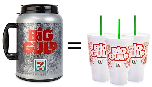 7-Eleven Big Gulp Foam Insulated Travel Mug, 100 Ounces, Silver in Saudi  Arabia | Whizz Kitchen & Dining