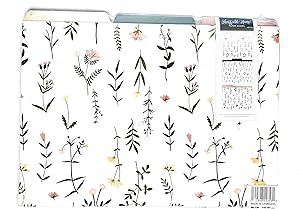 Sheffield Home File Folders Triangles Cubes Stripes (9 ct)