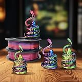 YOUSU Tricolor PLA Filament 1.75mm 1kg Triple Color Silk Coextruded 3D Printer view 4