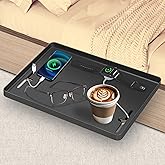 FABIEN SIEFFERT,Bedside Shelf for Bunk & Loft Beds,College Dorm Room and Kids Room Essentials,Bed Side Table Tray Organizer,Clip On Nightstand,Black