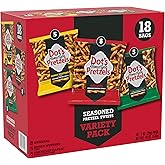 Dot's Pretzels Twists, 3-Flavor Snacks Variety Pack, 18 count | Original, Honey Mustard, Parmesan Garlic Pretzel Twists, Snacks Variety Pack for Adults and Kids, Individual Snack Packs