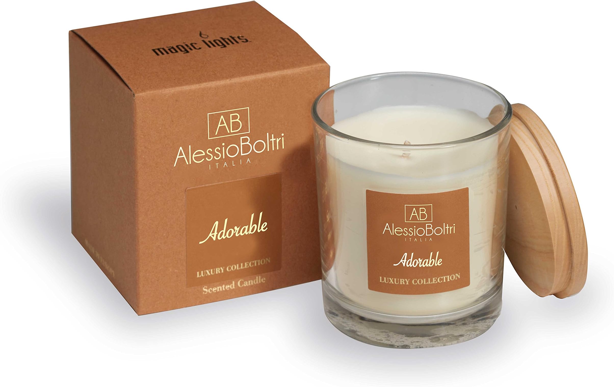 Ales Siobo Ltri Adorable Room Fragrance Scented Candle in Glass