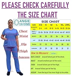 ANGIE UNIFORMS YOGAFLEX Soft & Stretchy Scrub Set