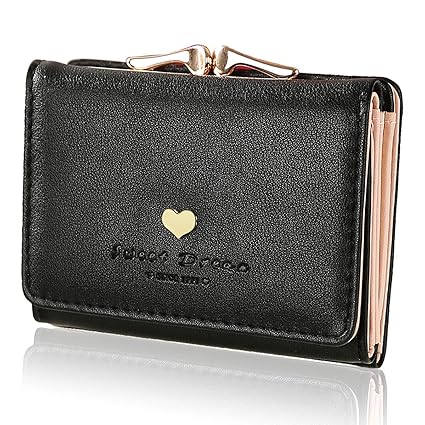 Geldbörse Damen - Geldbeutel Damen Leder Brieftasche, Portmonee Damen Leder Elegant Süß Handtasche Portemonnaie Geldbeutel fü