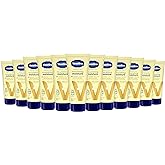 Vaseline Nourishing Moisture Body Lotion Hand & Body Lotion Pack of 12 for Dry Skin made with Ultra-Hydrating Lipids & Pure Oat Extract 3.4 oz