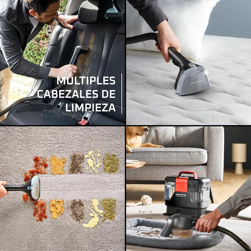 Clean It Hot & Cold, Aspiradora tapicerías 1150W, 5 Acc, Negro