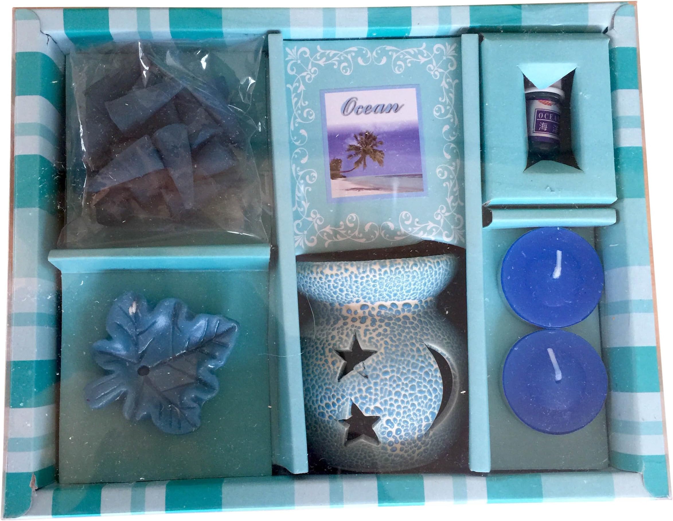 fragranced oil burner gift set (Ocean )