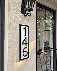 LUCK HOUSE 6 Inch Modern House Numbers for