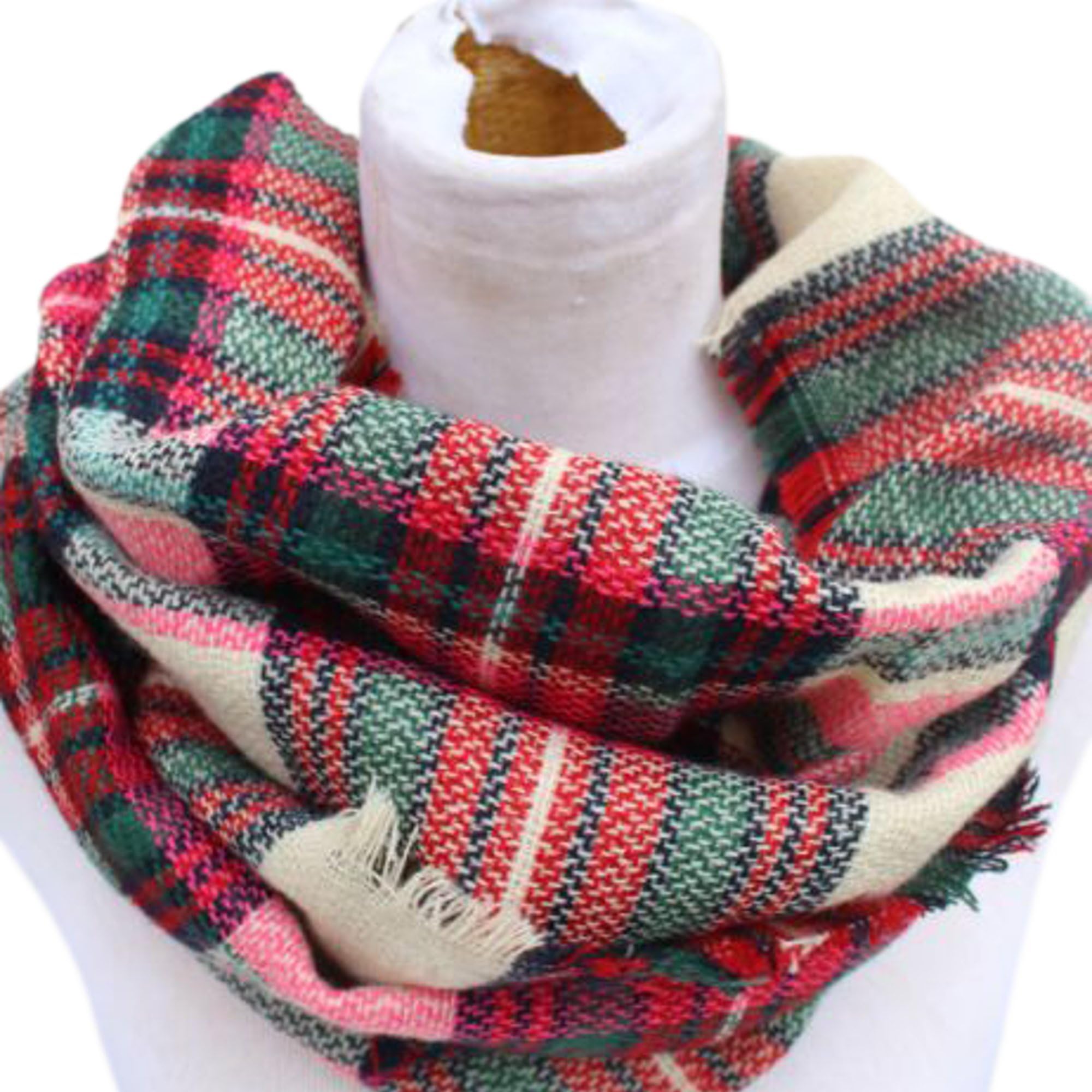Epic Brand Infinity Scarf Collection for Men and Women | Plaid Tartan Scarves