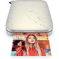 HP Sprocket Select Portable 2.3x3.4 Instant Photo Printer (Eclipse) Print Pictures on Zink Sticky-Backed Paper from Your…