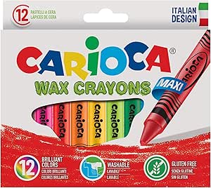 Carioca - Caja con 12 ceras pastel (A36150012) , Modelos ...