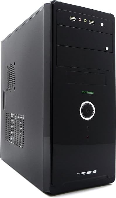 Tacens AC1 - Caja de Ordenador de sobremesa ATX, Negro: Amazon.es: Informática
