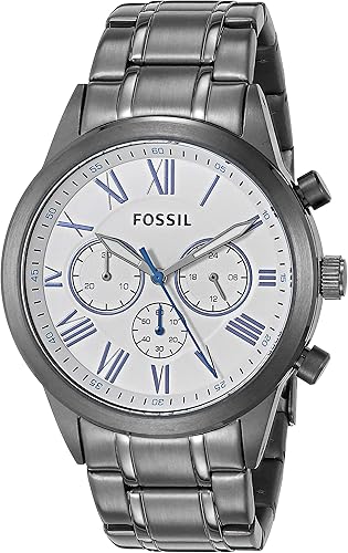 flynn sport chronograph silver stainless steel watch