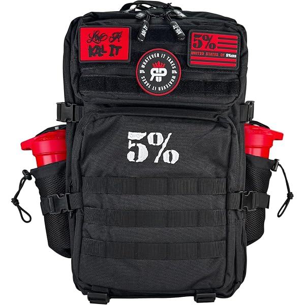 Amazon.com | Rich Piana 5% Nutrition Gym Bag Bundle | Sports