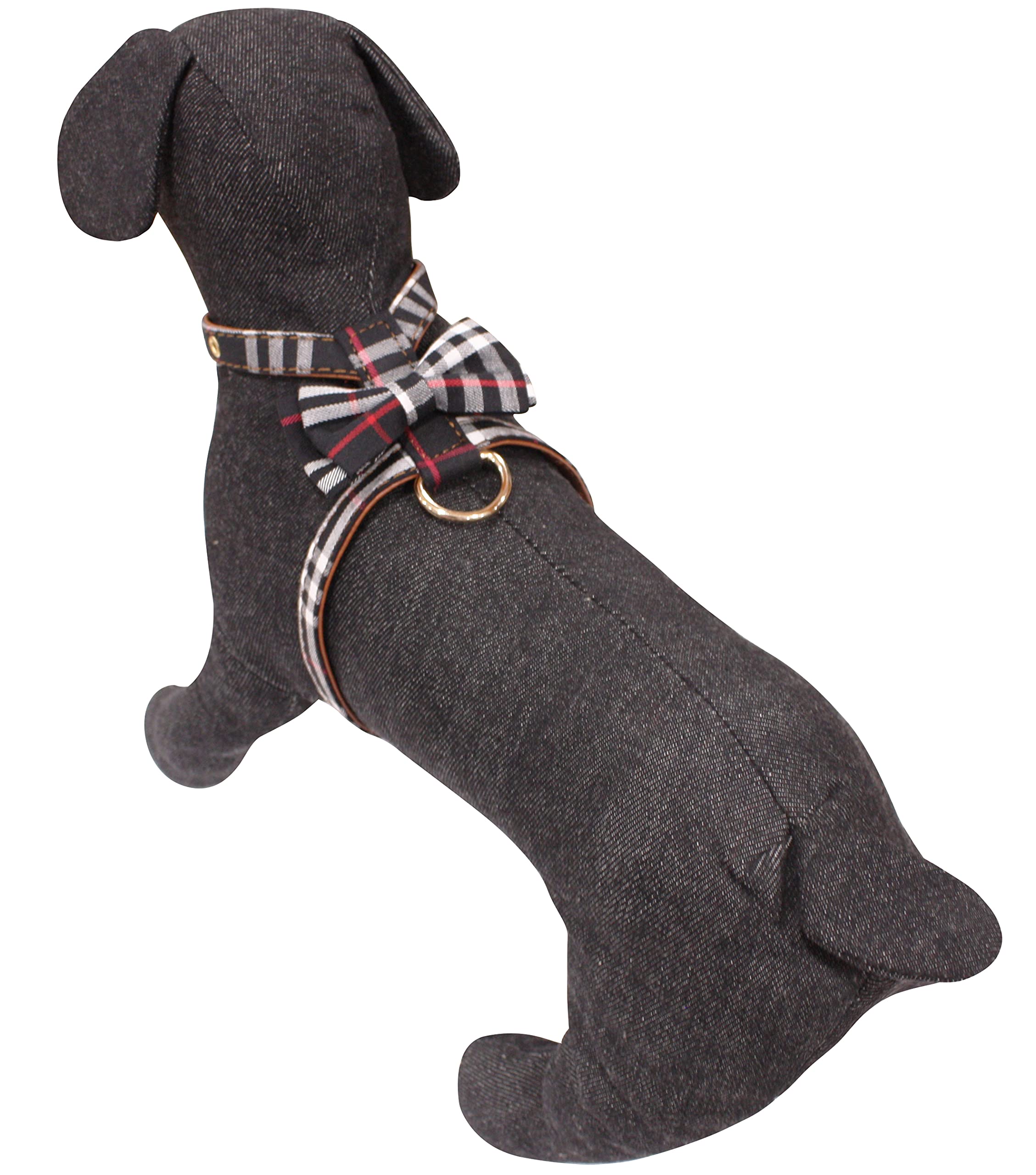 Croci Tartan Black L 1.3 x 36-50 cm