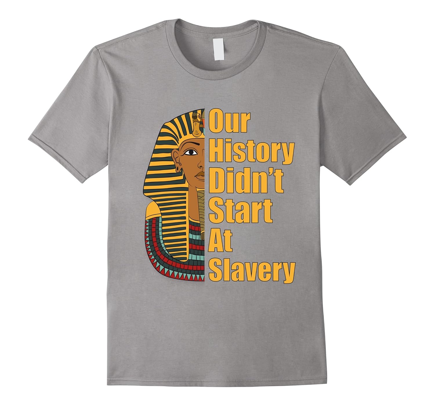 Proud African American Woman Man Black History Month T-Shirt-ANZ