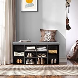 PayLessHere Shoe Bench - 10 Compartment Shoe