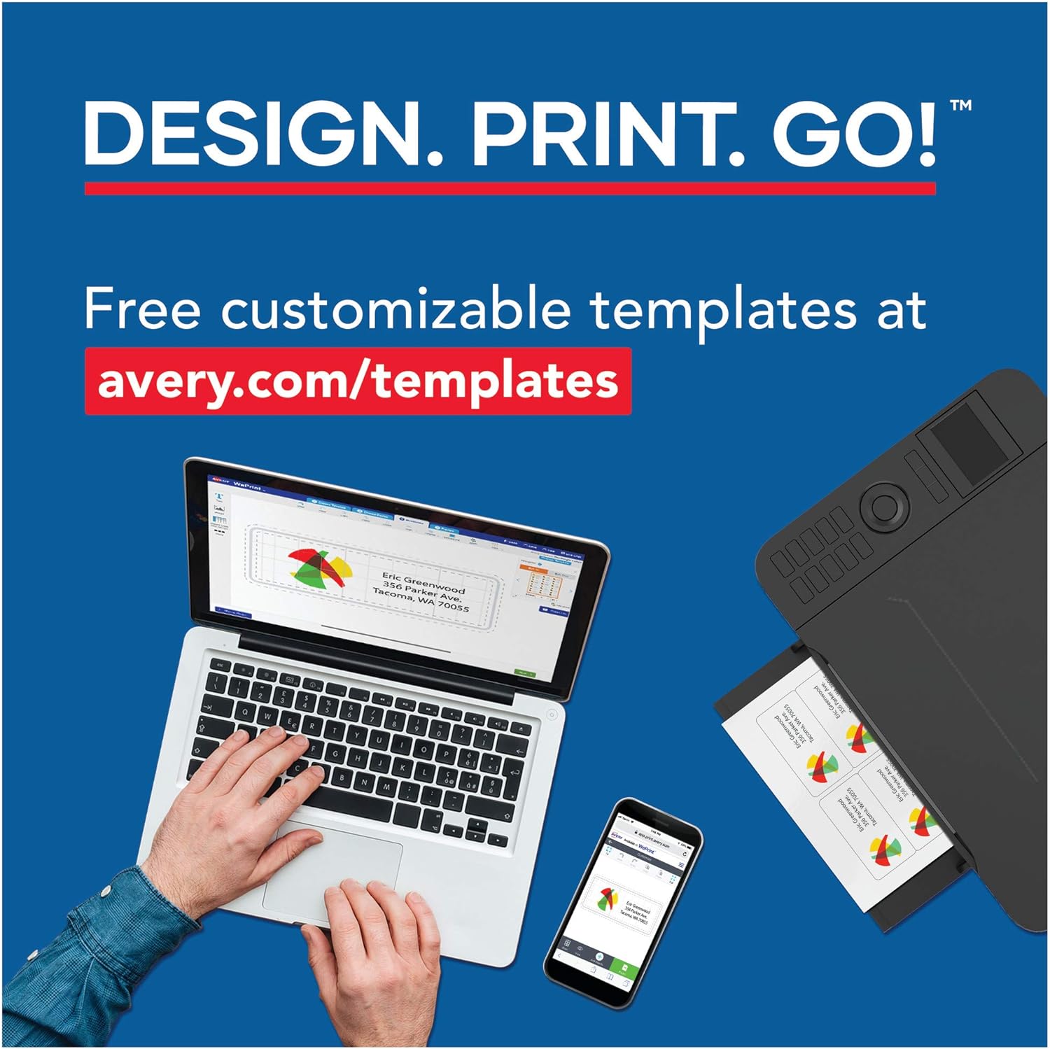 AVERY Print/Write Self-Adhesive Removable Labels, 0.75" Diameter, Green Neon, 1008 per Pack (5468) : All Purpose Labels : Office Products