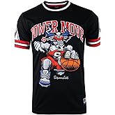 SCREENSHOT Mens Hip-Hop Premium Urban Sreetwear Fashion Jersey Top - NYC Style Basketball Sports Team Color Mesh Tops