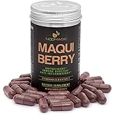 Noomadic Maqui Berry, 60 Capsules | 500mg Each, Antioxidant (High ORAC), Immune System Support, Supports Dry Eyes (Supports Tear Production), Standardized Extract (10% Anthocyanins)