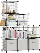 HOMIDEC 9 Cube Storage Unit DIY Wardrobe Cabinet Bookshelf Organizer view 1