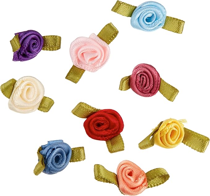 Offray Ribbon RosesSmall 40/PkgMulti Colors Amazon.ca Home & Kitchen