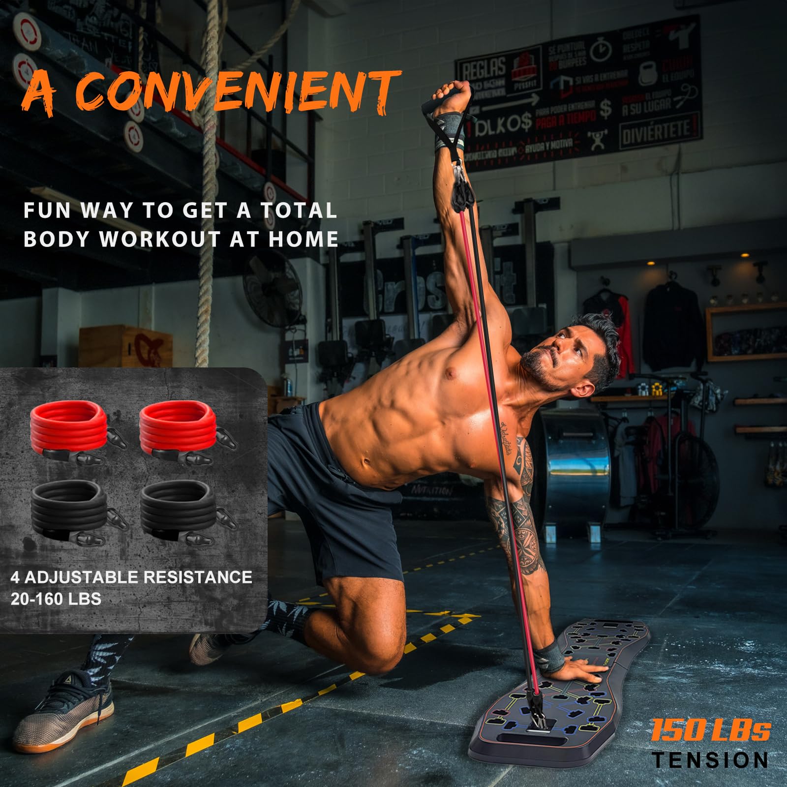 LALAHIGH Portable Home Gym