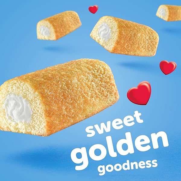 HOSTESS TWINKIES SNACK CAKES, GOLDEN SPONGE CAKE WITH CRÈME FILLING, 13.58 OZ. BOX,10 COUNT