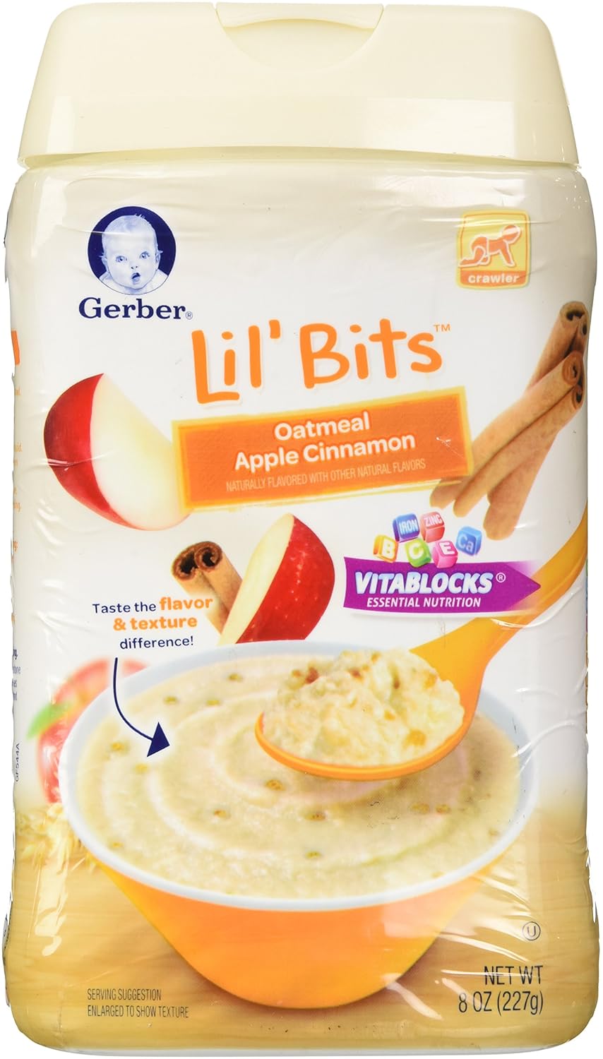 gerber oatmeal apple cinnamon