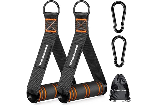 Gym Exercise Handles, Replacement Handle Attachments for Cable Machine Pulleys, Resistance Band and Strength Trainer, Pull Do