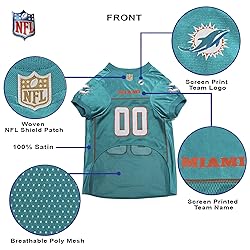 NFL Miami Dolphins Dog Jersey, Size: XX-Large. Best
