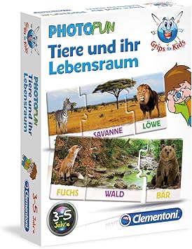 Clementoni 1 Photo Fun Tiere Und Ihr Lebensraum Amazon De Spielzeug