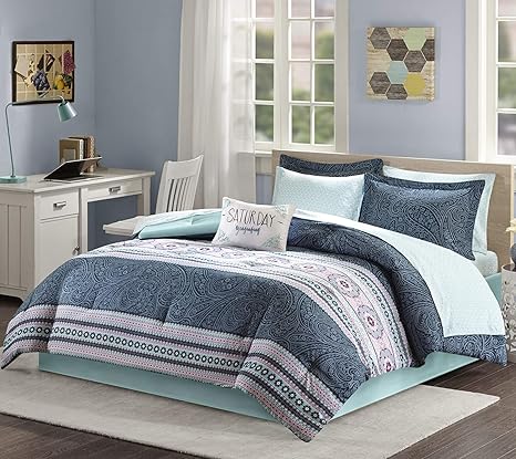 Id Dh Teen Bedding For Girls Comforter Set Full Queen Twin Aqua