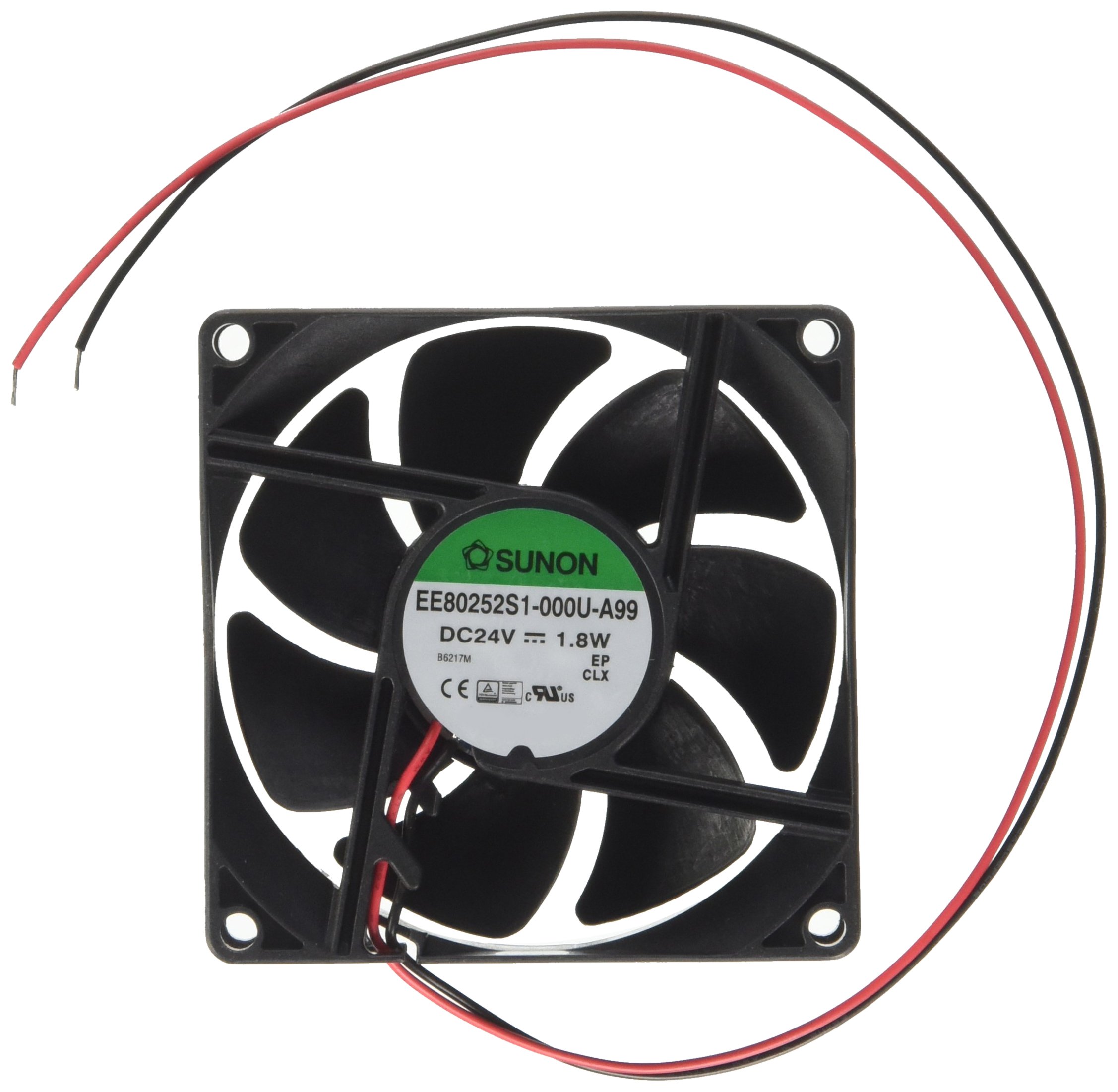 Velleman 227007 Fan Sunon, 24 Vdc, 80 mm x 80 mm x 25 mm