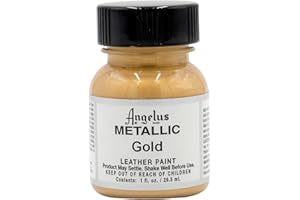 Angelus Metallic Leather Paint, 1 oz., Gold