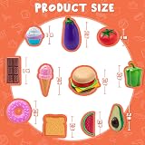 JOYIN 50 pcs Play Food Set Kids Toy Kitchen Accessories Fruits Vegetables view 5