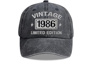 Vintage 2006 1996 1986 1976 1966 1956 1946 1936 1926 Limited Edition Embroidered Adjustable Baseball Cap for Men Women