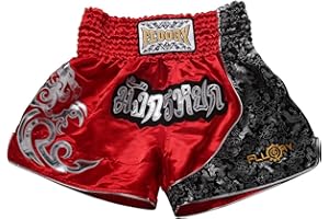 FLUORY Muay Thai Fight Shorts,MMA Shorts Clothing Training Cage Fighting Grappling Martial Arts Kickboxing Shorts Clothing