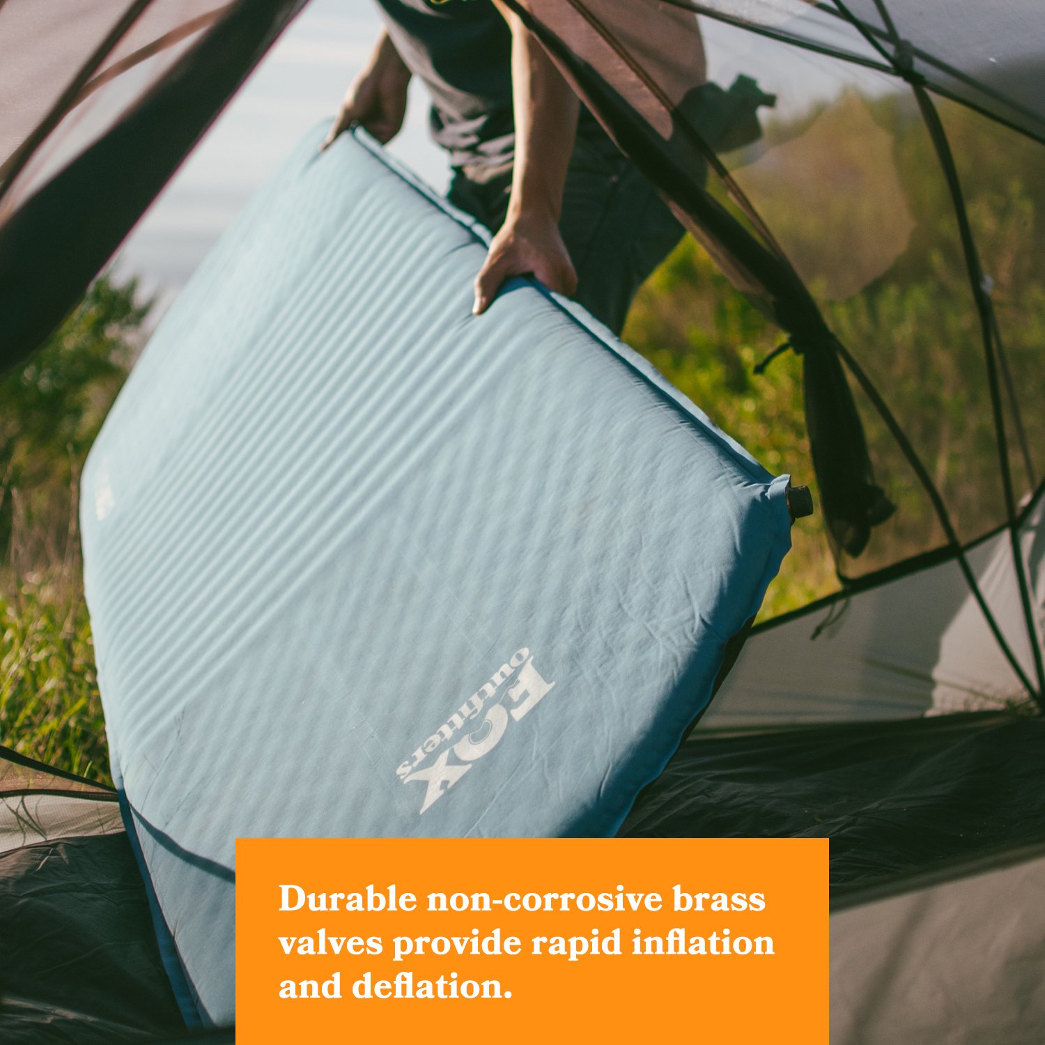 Hiking Tents Backpacking Fox Outfitters Comfort Series Self Inflating