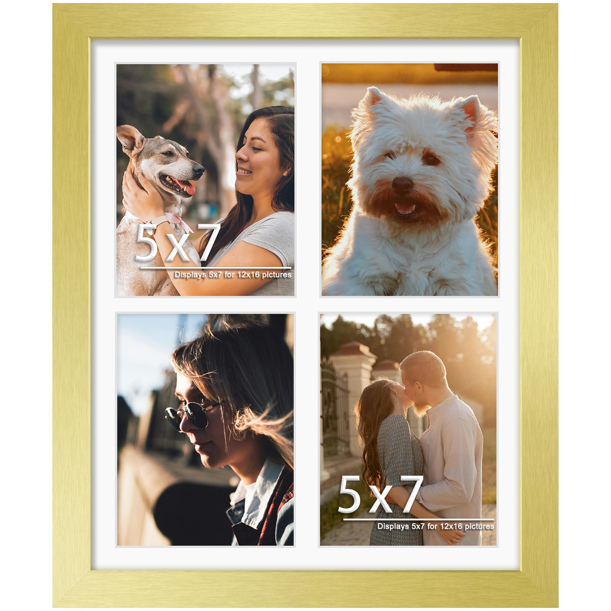 DUENPY 12x16 Picture Frame 5x7 Collage Picture